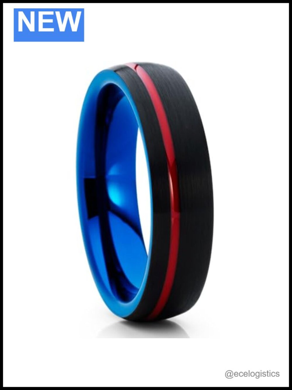 6mm Tungsten Carbide Wedding Ring, Brush Finish